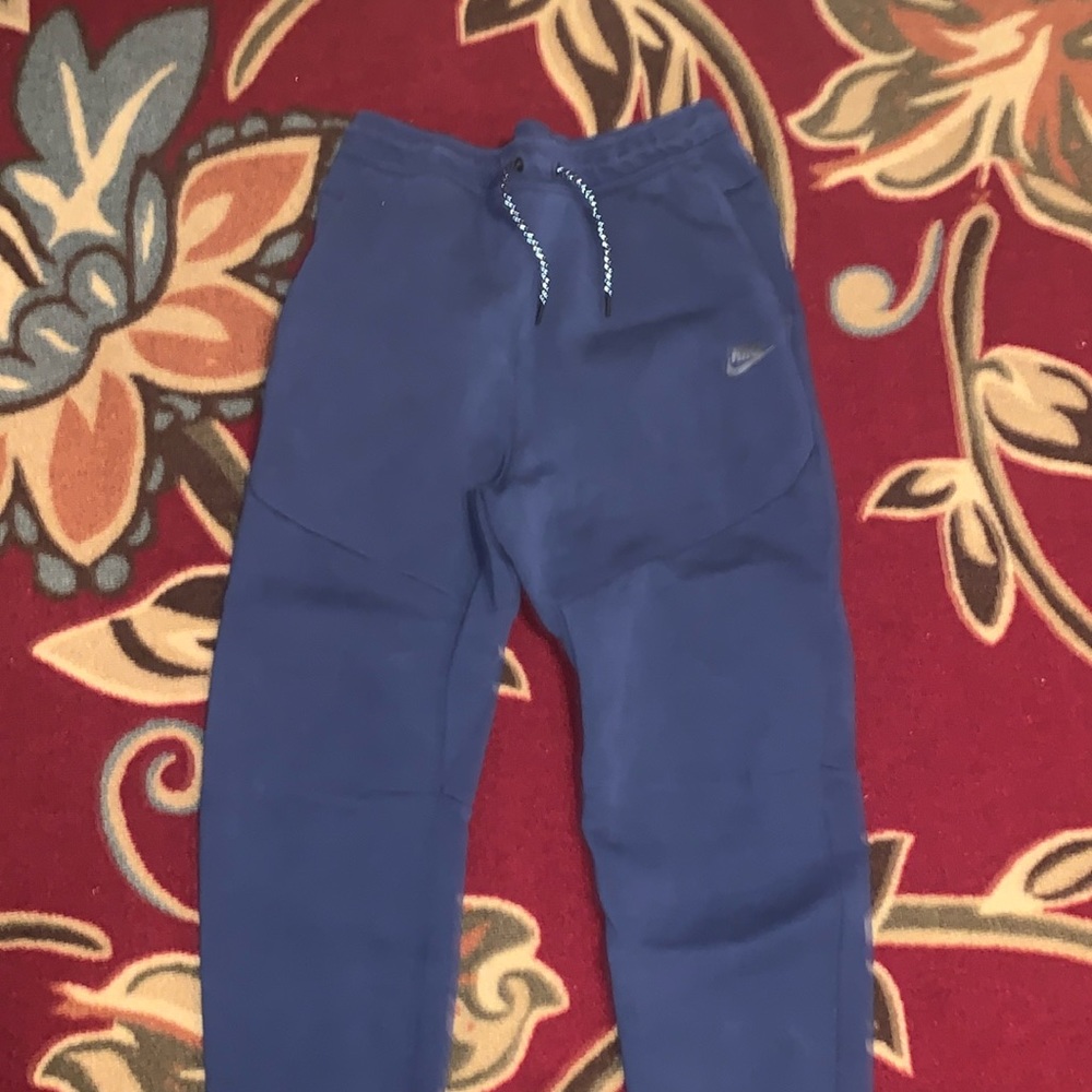 Nike blue tech sweatpants